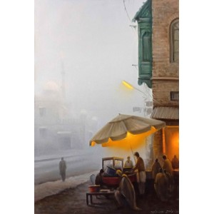 Zulfiqar Ali Zulfi, 24 x 36 Inch, Oil on Canvas, Landscape Painting-AC-ZUZ-103